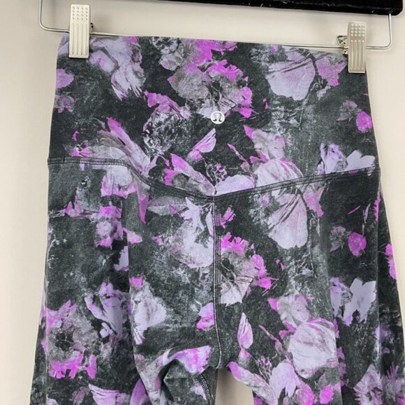 Lululemon Align Pant II 25" Floral Shift Multi Leggings Size 4 - Picture 8 of 8